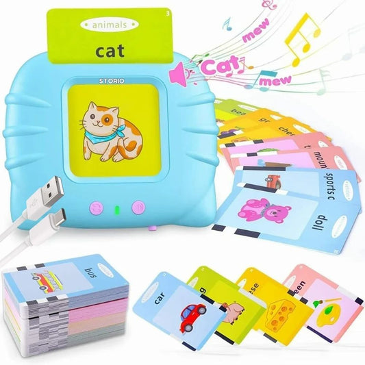 SUPER TOY - Rechargeable Talking Flash Cards for 2 Year Old Kids