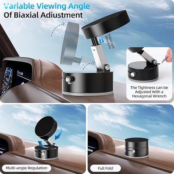 Vacuum Suction Magnetic Mobile Holder 2025 - Enfinitymart
