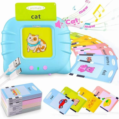 SUPER TOY - Rechargeable Talking Flash Cards for 2 Year Old Kids