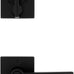 Kwikset 991 Halifax Keyed Entry Lever and Single Cylinder Deadbolt Combo Pack Featuring SmartKey and Microban in Matte Black