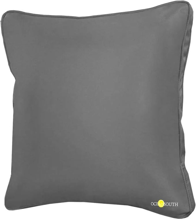 Oceansouth Boat Deck Pillow/Outdoor Waterproof Throw Pillow (Maroon, 20 x 20) Cushion Outdoor Furniture Lumbar Back for Chair Patio seat Cover Chairs Home Decor Pillows Waterproof Bed Cases Garden