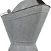 Pellethead Coal Hod - Perfect for Fireplace and Pellet Stove Ashes, with Decorative Appeal Easy Hopper Filling (Distressed Galvanized)
