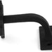 Renovators Supply Black Cast Iron Stair Handrail Bracket Black Powder Coat Finish Decorative Fleur De Lis Brackets for Stairway Support Easy Install Railing Bracket with Mounting Hardware Pack of 8