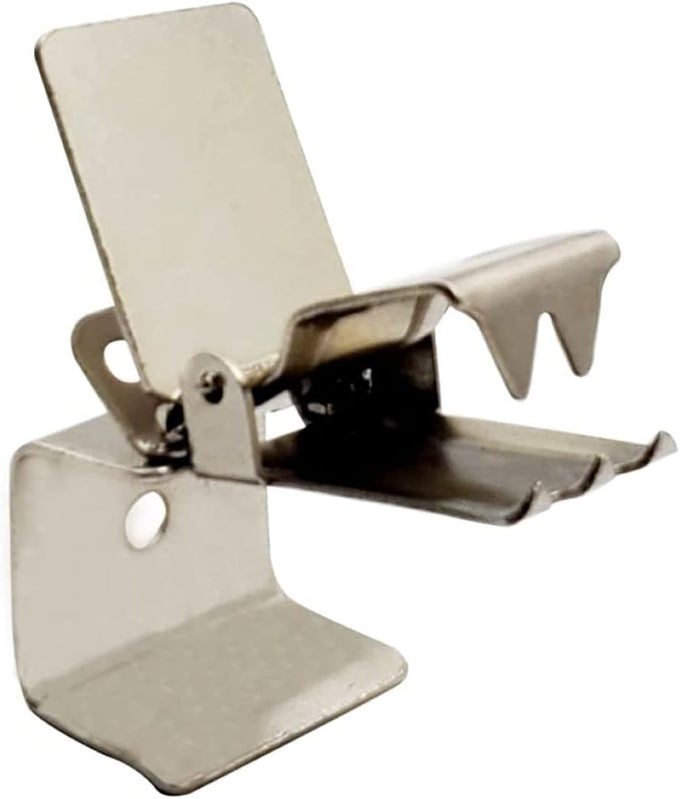 Rug Clips Heavy Duty 25 Pack Rug Grippers with Alligator Jaw Grip for Hanging Large Rugs, Mats – with 1"x1" Base for Display Rack (25 Pack)