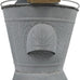 Pellethead Coal Hod - Perfect for Fireplace and Pellet Stove Ashes, with Decorative Appeal Easy Hopper Filling (Distressed Galvanized)