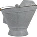 Pellethead Coal Hod - Perfect for Fireplace and Pellet Stove Ashes, with Decorative Appeal Easy Hopper Filling (Distressed Galvanized)