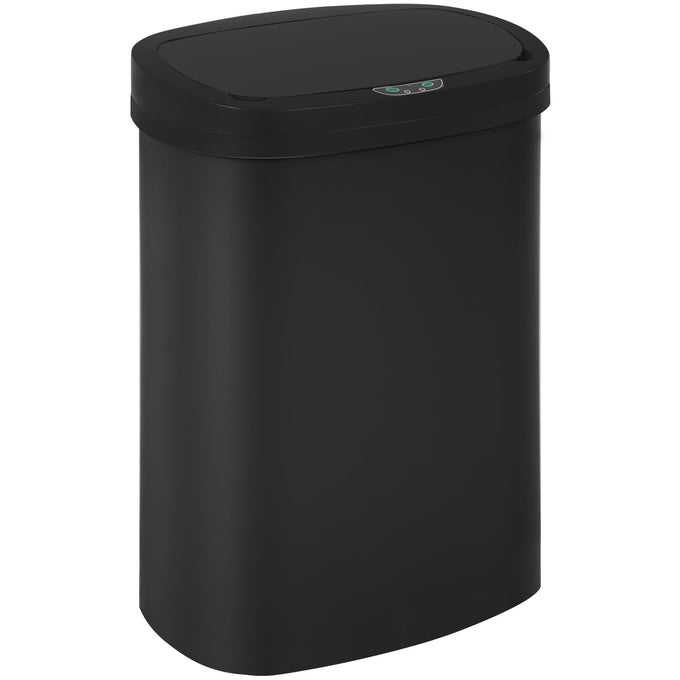 BestOffice | 13 Gallon Stainless Steel Trash Can with Lid | Steel