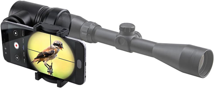 Scope Phone Adapter, Dual View Smartphone Mount for Outdoor Use