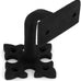 Renovators Supply Black Cast Iron Stair Handrail Bracket Black Powder Coat Finish Decorative Fleur De Lis Brackets for Stairway Support Easy Install Railing Bracket with Mounting Hardware Pack of 8