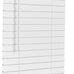 Lotus & Windoware Cordless Faux Wood Blind, Smooth, Bright White, Privacy Slats, Blinds for Indoor Windows, 35" Wide x 54" Long