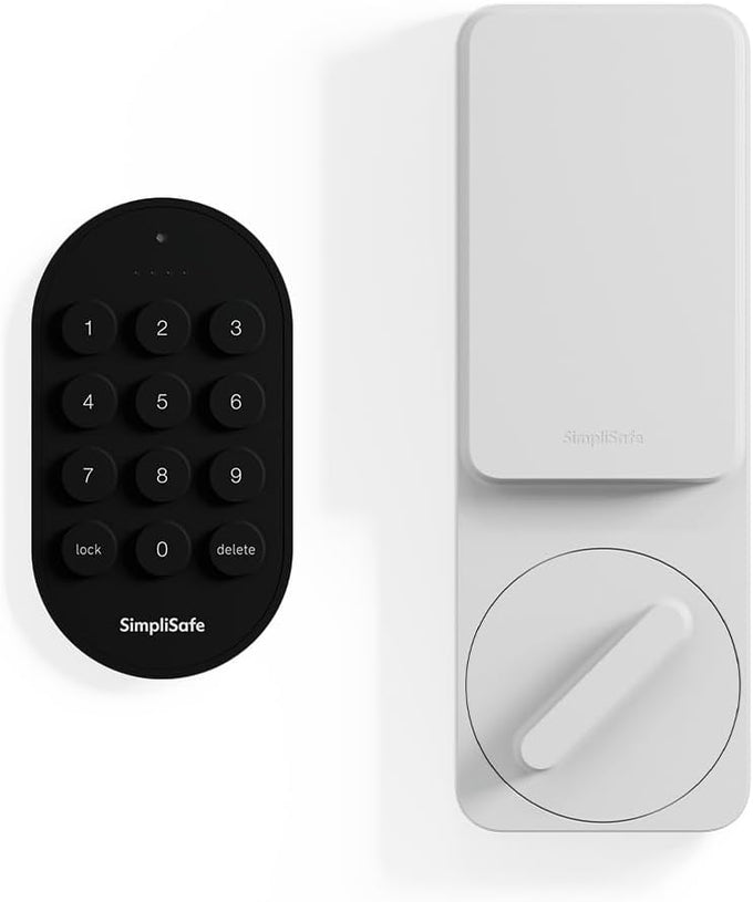 SimpliSafe Smart Lock Series 2 (Black) for The Gen 3 Home Security System