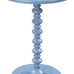 Convenience Concepts Palm Beach Spindle Table 17.75" -Traditional Solid Wood Round Side Accent, Display Pedestal for Transitional Living Room, Entryway, Hallway, or Bedroom, Blue