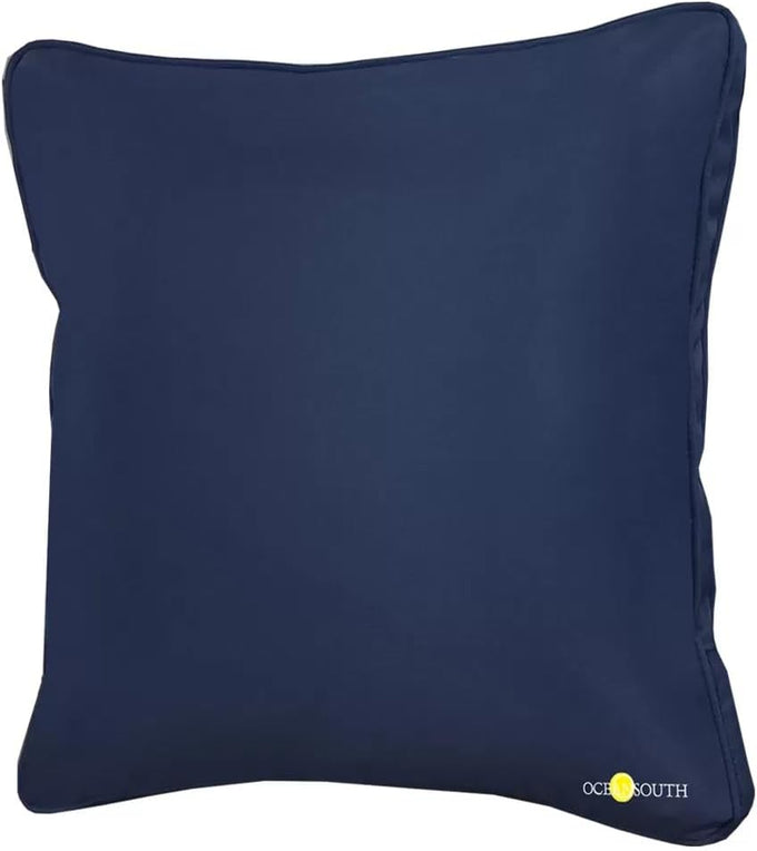 Oceansouth Boat Deck Pillow/Outdoor Waterproof Throw Pillow (Maroon, 20 x 20) Cushion Outdoor Furniture Lumbar Back for Chair Patio seat Cover Chairs Home Decor Pillows Waterproof Bed Cases Garden