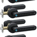 eufy Security Smart Lock FamiLock C32 4-Pack, Fingerprint Lock with Handle