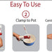 StirMATE Automatic Pot Stirrer GEN 3- Variable Speed, Self-Adjusting, Powerful, Cordless