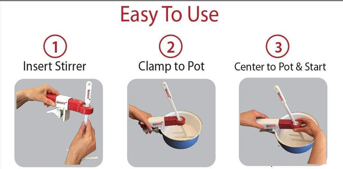 StirMATE Automatic Pot Stirrer GEN 3- Variable Speed, Self-Adjusting, Powerful, Cordless