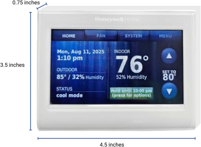 Honeywell Wireless WiFi Thermostat,7 Programmable