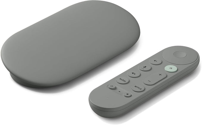 Google Streamer 4K – Fast Streaming Entertainment with Voice Search Remote, Watch Movies, Shows, Live Channels and Netflix in HDR, Smart Home Control, 32 GB Storage, Porcelain