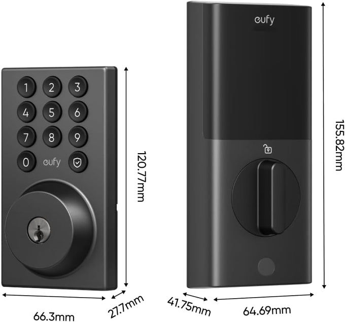 eufy Security Smart Lock C30, Keyless Entry Door Lock, Built-in Wi-Fi