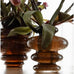 Alice Lane Ribbed Glass Vase Small Cocoa Modern Sculptural Home Décor