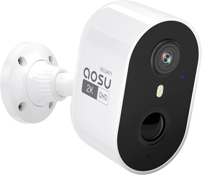aosu 2K Battery Security Cameras Wireless Outdoor System, 4-Cam-Kit