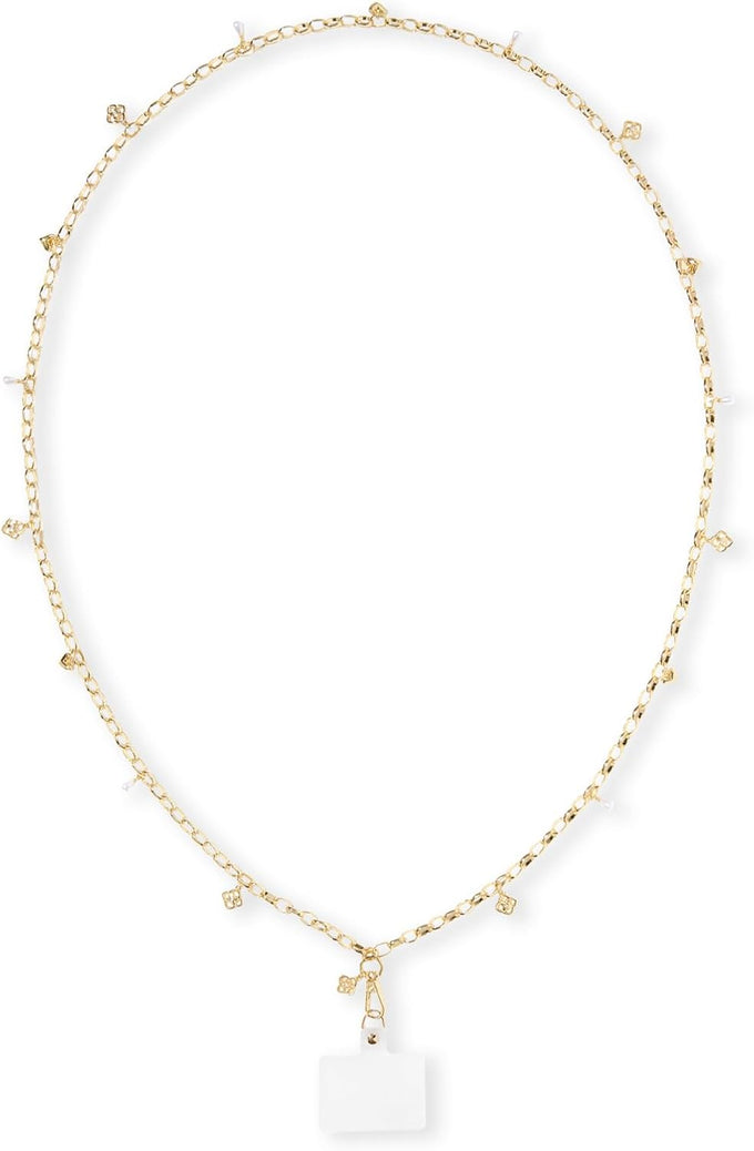 Kendra Scott Crossbody Phone Chain - Neck Phone Lanyard - Gold Filigree