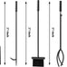 Fire Beauty 5-Piece Wrought Iron Indoor Fireplace Tools Set