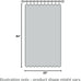 Faux Linen Pleated Curtains for Bedroom (1 Panel) - 25W x 84L, Khaki Green