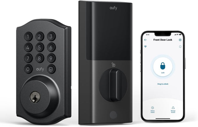 eufy Security Smart Lock C30, Keyless Entry Door Lock, Built-in Wi-Fi