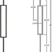 Contemporary Rectangle Stair Wrought Iron Balusters (Contractor 10-Pack) Modern Hollow Metal Railing Spindles (Real Satin Black not Matte)