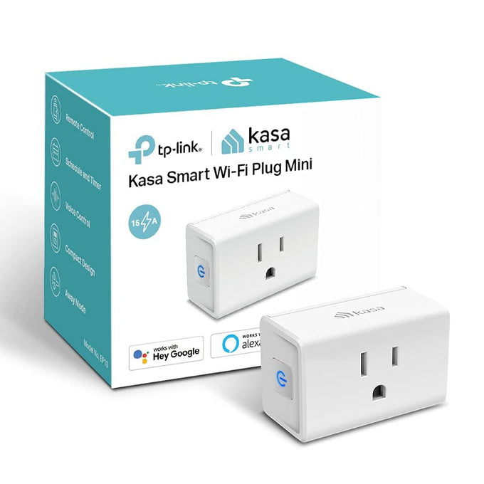 Kasa Smart Plug Ultra Mini 15A, EP10P2, Smart Home Wi-Fi Outlet