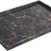 100% Natural Marble Serving Tray Luxury Marble Storage Tray for Home Decor Stone Tray for Bathroom/Kitchen/Vanity/Dresser,Plate Holder for Tissues, Candles, Towel