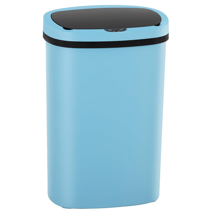 BestOffice | 13 Gallon Stainless Steel Trash Can with Lid | Steel