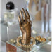 Alice Lane Princess Hand Brass Ring Holder Sculpture Tabletop Decor Accent