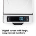 OXO Good Grips 11 Pound Stainless Steel Food Scale with Pull-Out Display