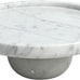 Marble Decorative Tray, 7" Round Marble Tray for Coffee Table
