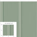 Faux Board and Batten Prepasted Wallpaper (Sage Green)