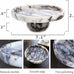 Marble Decorative Tray, 7" Round Marble Tray for Coffee Table