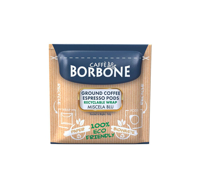 Caffè Borbone Espresso Pods, Miscela Blu, Blue Blend, Dark Roast ESE Pods - 150 Count