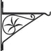 Minuteman International Crane, 18-inch Fireplace Pot Hanger Bracket, Black