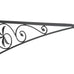 Minuteman International Crane, 18-inch Fireplace Pot Hanger Bracket, Black