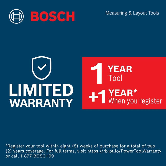 BOSCH GLM100-23 100 Ft Blaze Laser Distance Measure, with 2 AA Batteries