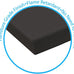 KidKusion Soft Seat Hearth Pad | Made in USA| Black | 60" x 14" | Fireplace Safety Cushion | Hearth Pad