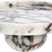 Marble Decorative Tray, 7" Round Marble Tray for Coffee Table