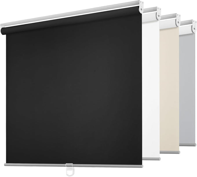 ChrisDowa Blackout Roller Shades,Cordless Blinds for Indoor Windows