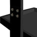 eHemco Modern 5 Tier Leaning Wall Ladder Bookshelf, Black, 70 Inches