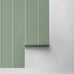 Faux Board and Batten Prepasted Wallpaper (Sage Green)