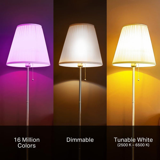 Kasa Multicolor Dimmable Wi-Fi Smart Bulb, A19, KL125P4
