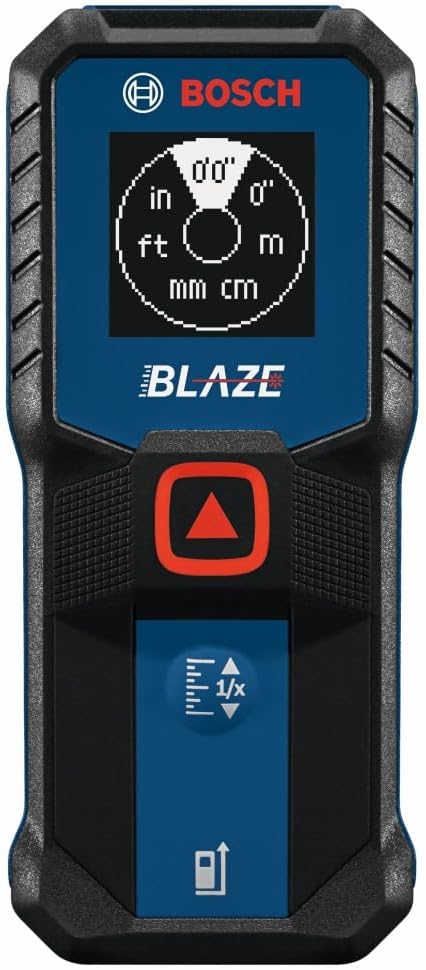 BOSCH GLM100-23 100 Ft Blaze Laser Distance Measure, with 2 AA Batteries