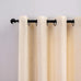 ELKCA Beige Double-Sided Chenille Curtains for Living Room Modern Window Treatment for Bedroom Curtain,Grommet Top,2 Panels (Beige, 52" W x 104" L)